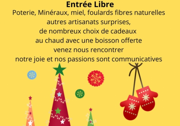 Marché de Noël chez Egrégore Minéraux les 14 et 15 décembre  2024