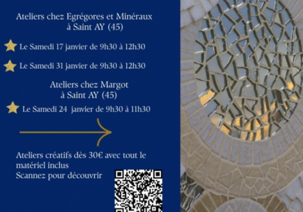 ATELIERS Mosaïque pour Janvier 2026