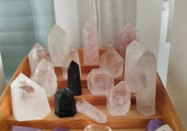 Cristal de roche quartz fumé